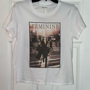H&M Féminine t shirt